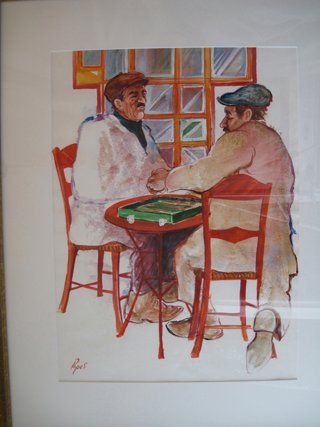 Backgammon Players, Greece